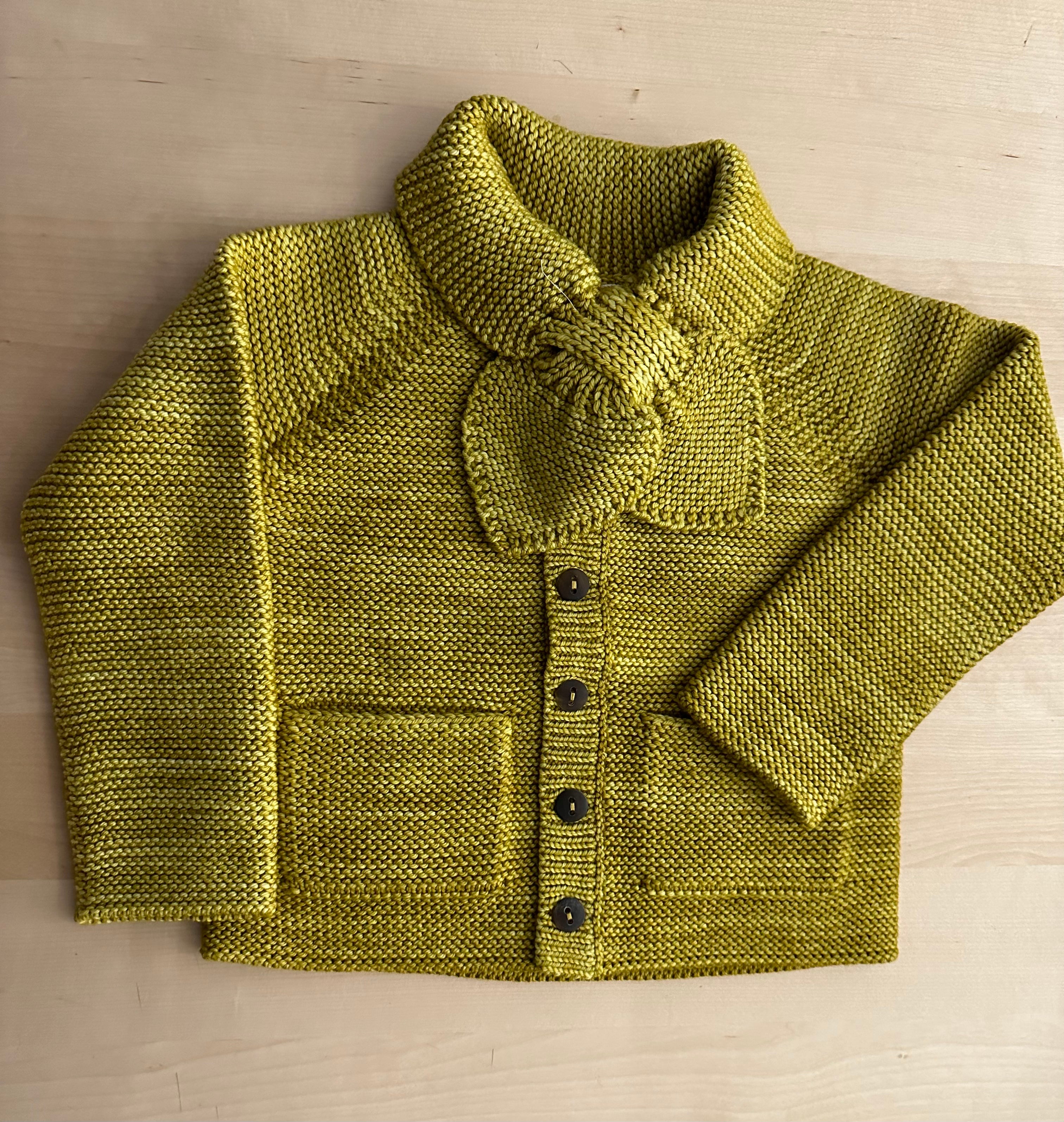 Misha & Puff Child Scout Cardigan Citron | Garmentory