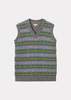Caramel V-neck Vest - Multi - Thumbnail 1