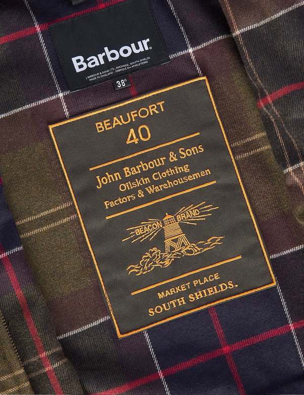 Barbour 40th Anniversary Beaufort Wax Jacket - Navy Blue | Garmentory