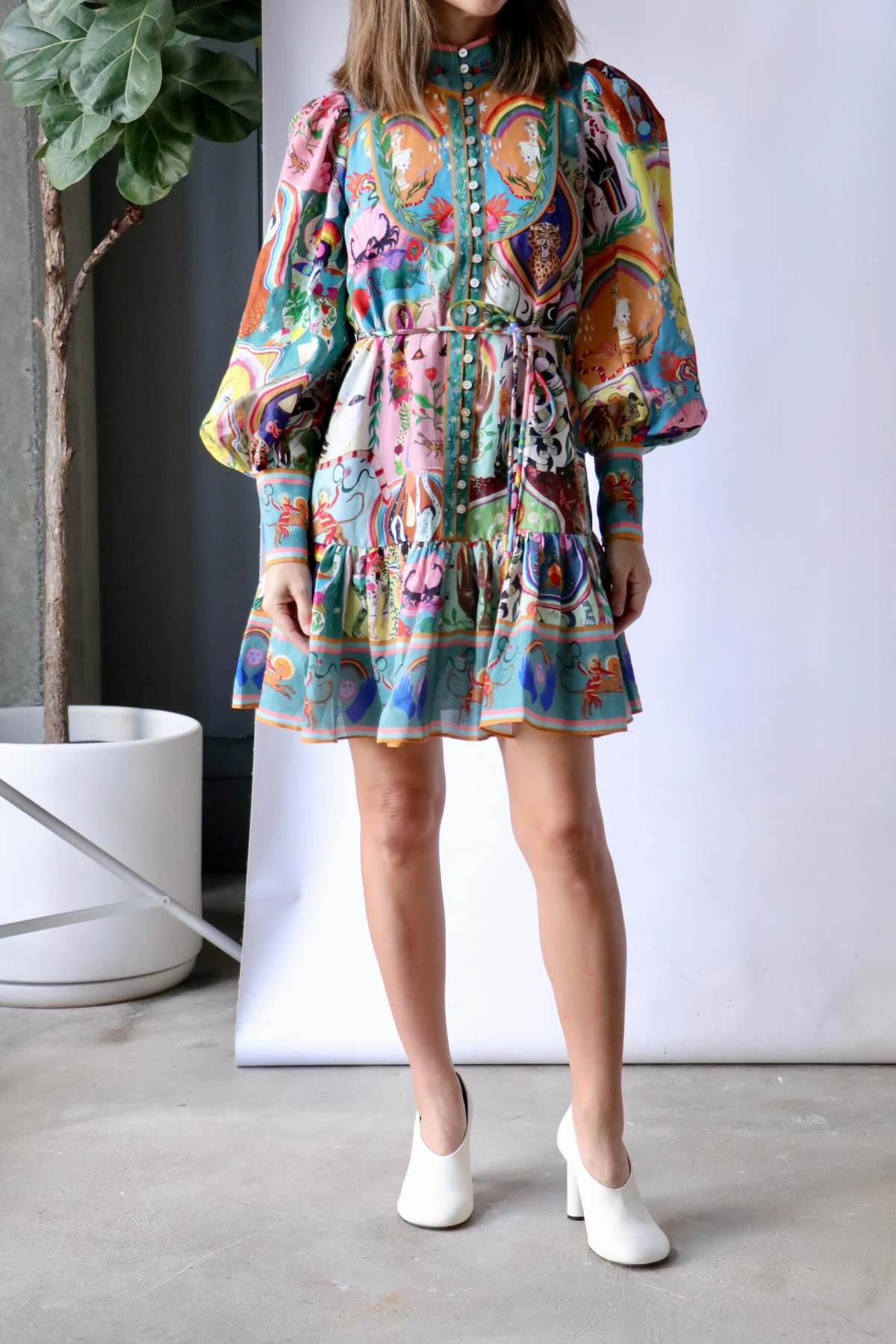 evergreen mini dress Evergreen Serenity Green Mini Dress | Elegant V-neck Sleeveless Style