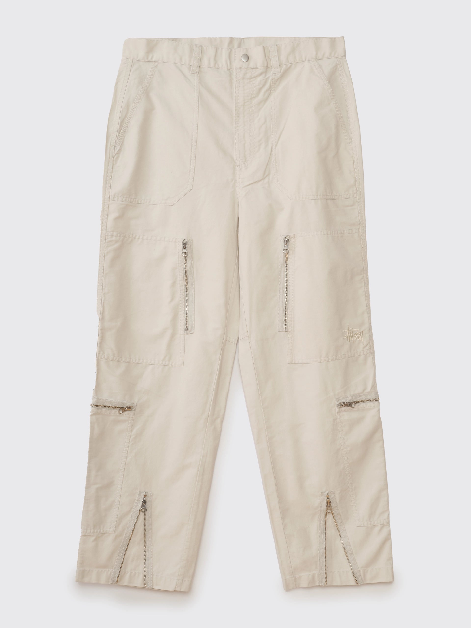 STUSSY NYCO OVER TROUSERS パンツ　白パン ☆送料・関税込☆Stussy☆Stussy Nyco Over Trousers Bone