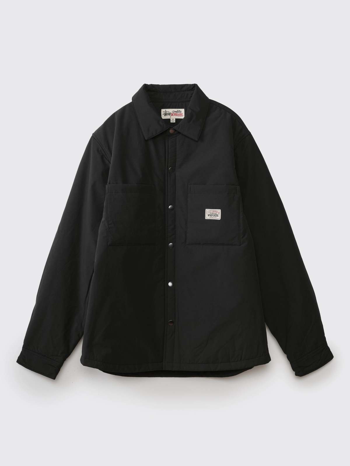 Unisex Stussy Padded Tech Over Shirt - Black | Garmentory