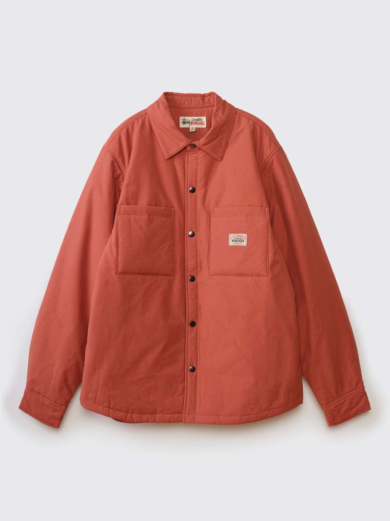 トップス STUSSY PADDED TECH OVER SHIRT Padded Tech Over Shirt