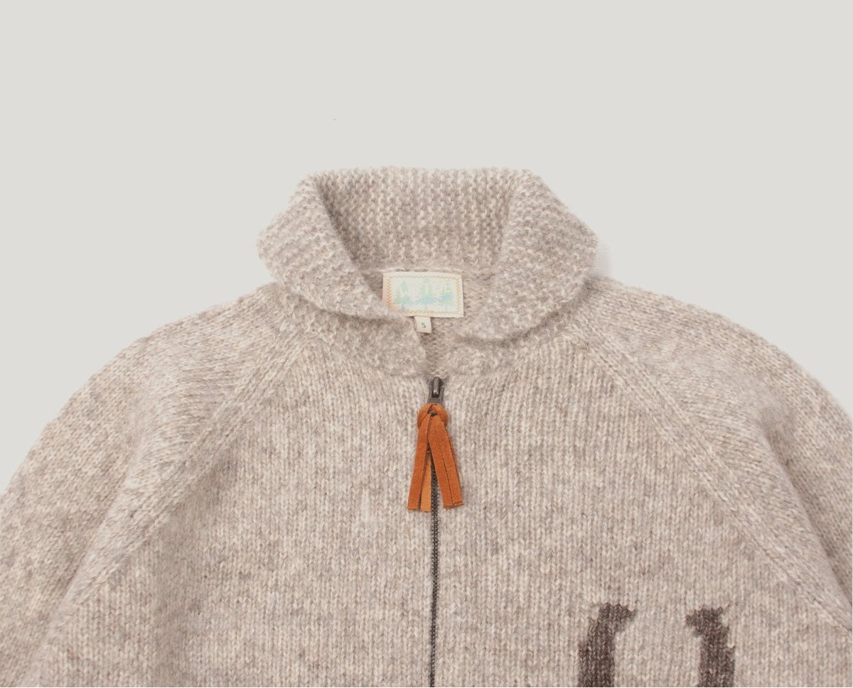 Wythe Alpaca Cowichan Bucking Bronco Shawl Zip | Garmentory Wythe Alpaca Cowichan Bucking Bronco Shawl Zip | Garmentory