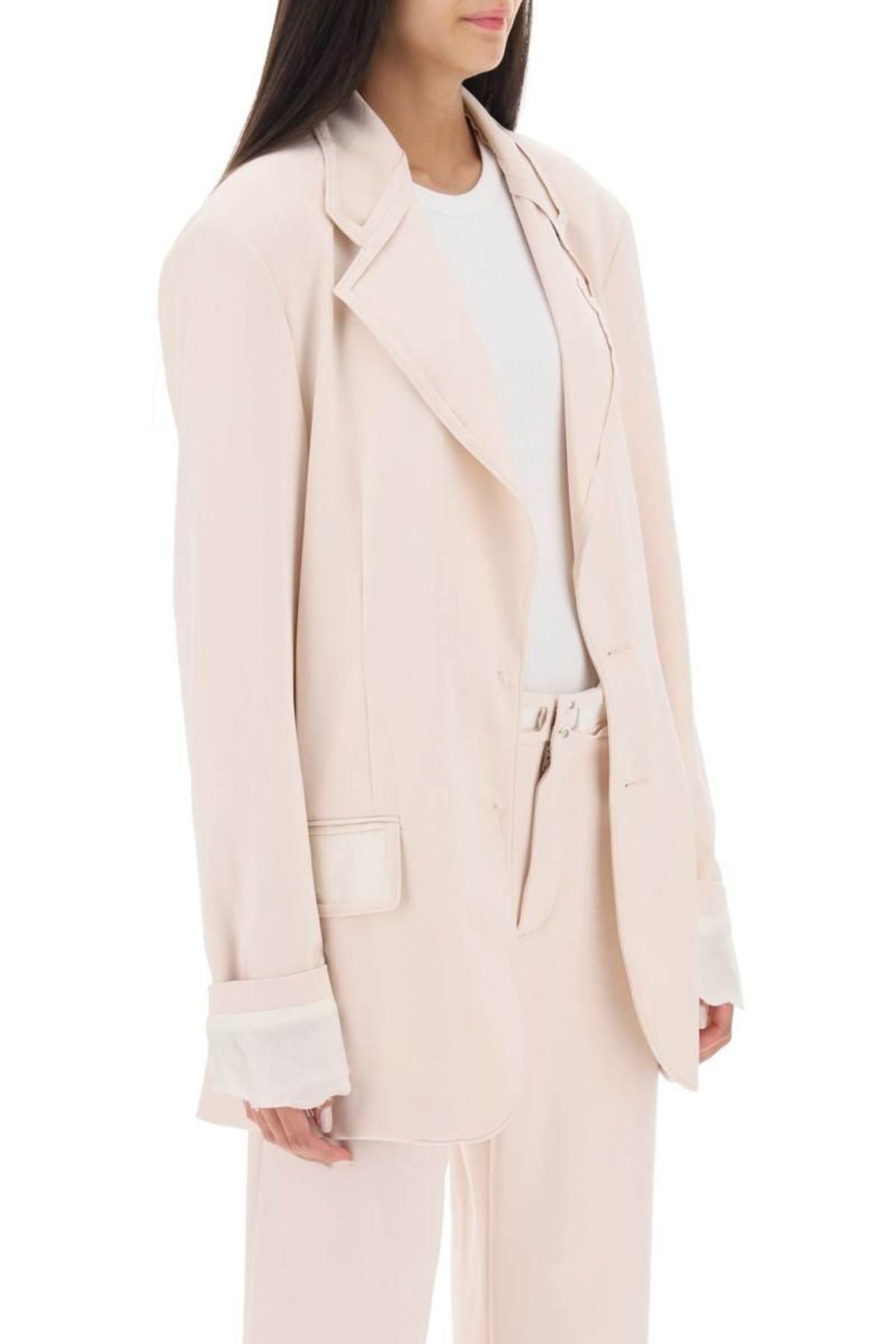 Mm6 maison margiela inside-out effect deconstructed jacket