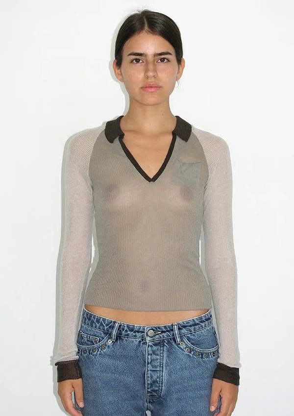 k*i様 Paloma Wool Torretbo Polo / ニットトップス TORRENTBO-Blue