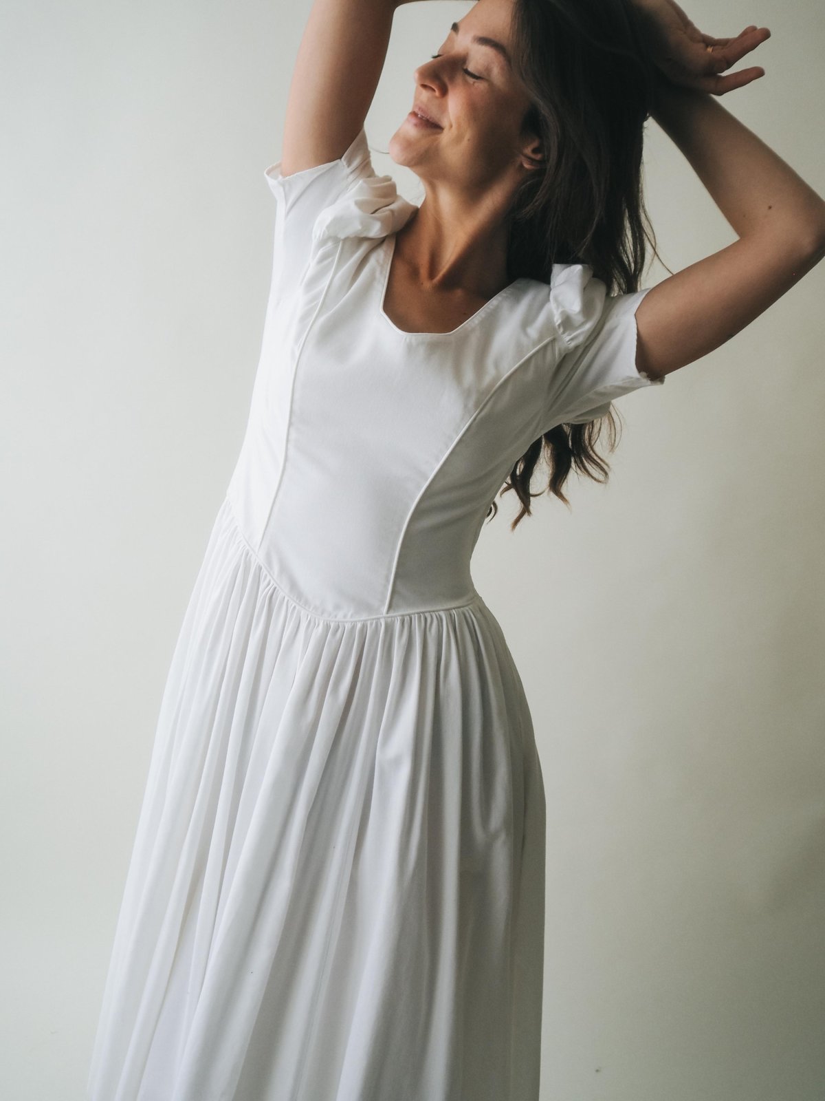 dresses with v neck line May Queen MQ1902 - Short Sleeve V Neck A Line Dress 6 / Black