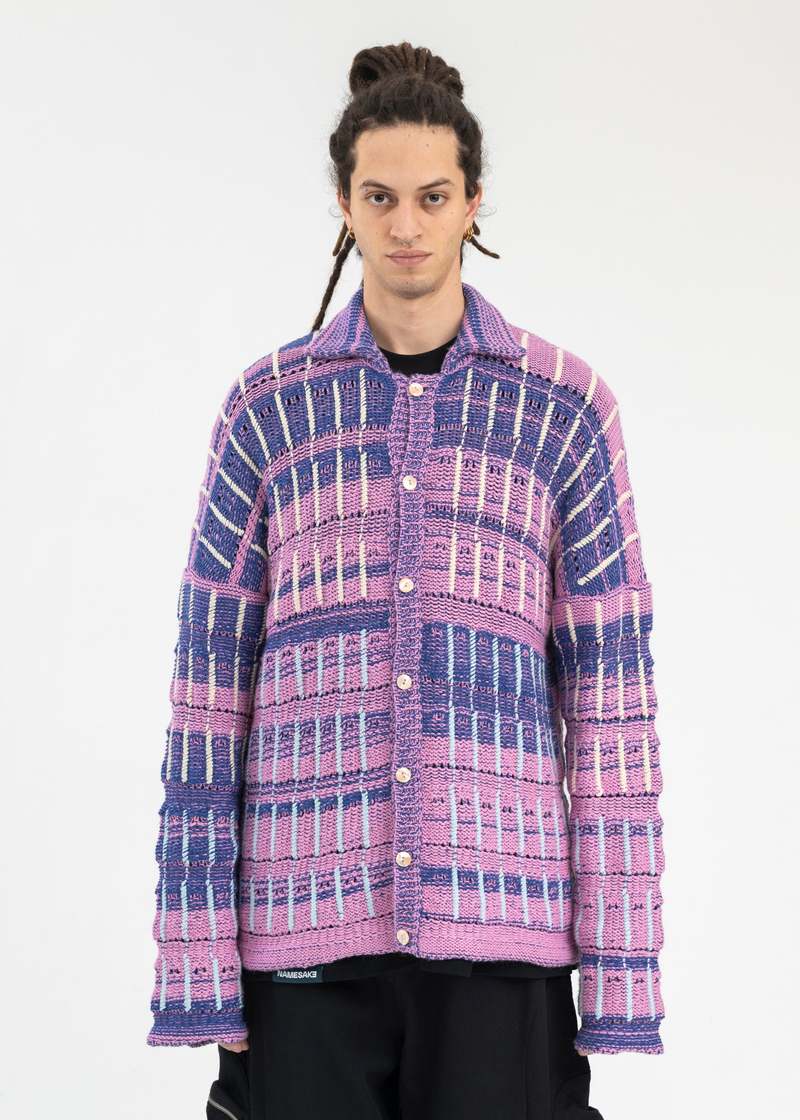 Namesake Omari Flannel Shirt Jacket - Carmine Rose | Garmentory