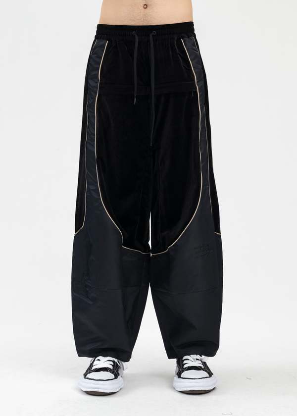 EUPHORIC BLACK EIGHTH WIDE TRACK TROUSERS | Garmentory