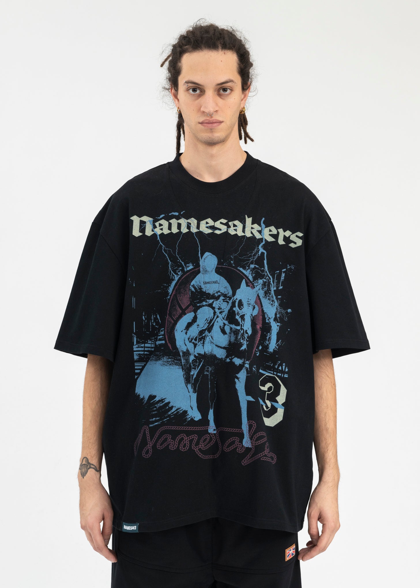 Namesake Euphoric Mayo Oversized Fletcher Tee - Black | Garmentory