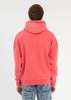 RICHGAINER WASHED RED EMBROIDERY PATCHWORK HOODIES - Red - Thumbnail 3