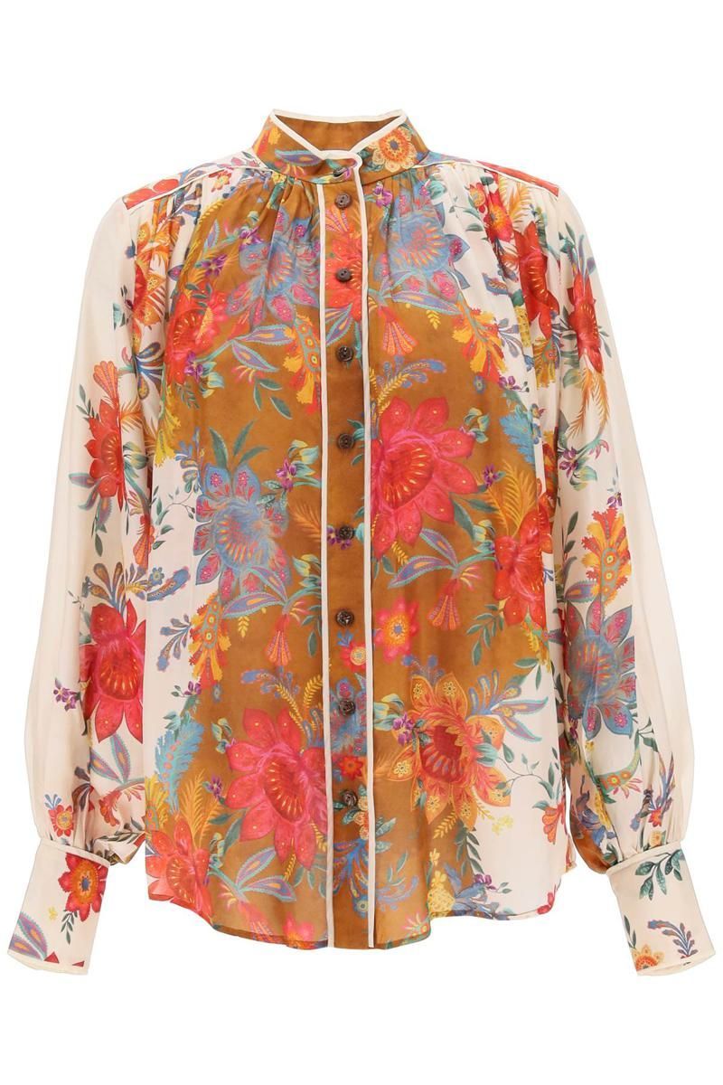 【ご予約品】 with blouse ginger Zimmermann floral Garmentory | BEIGE - motif トップス