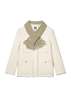 FAFAMOON Tweed Scarf Jacket - Off White - Thumbnail 4