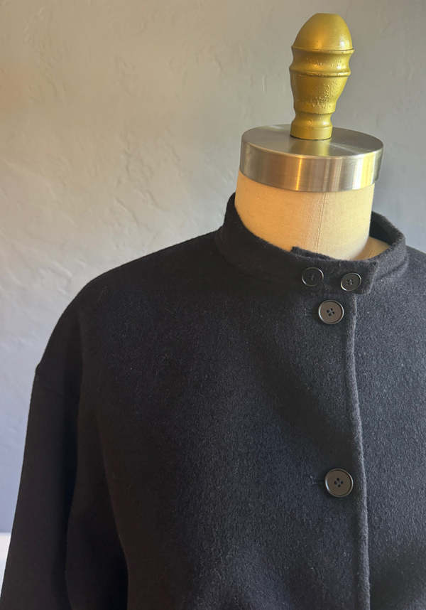 Manuelle Guibal John Cashmere Coat - Deep Navy | Garmentory
