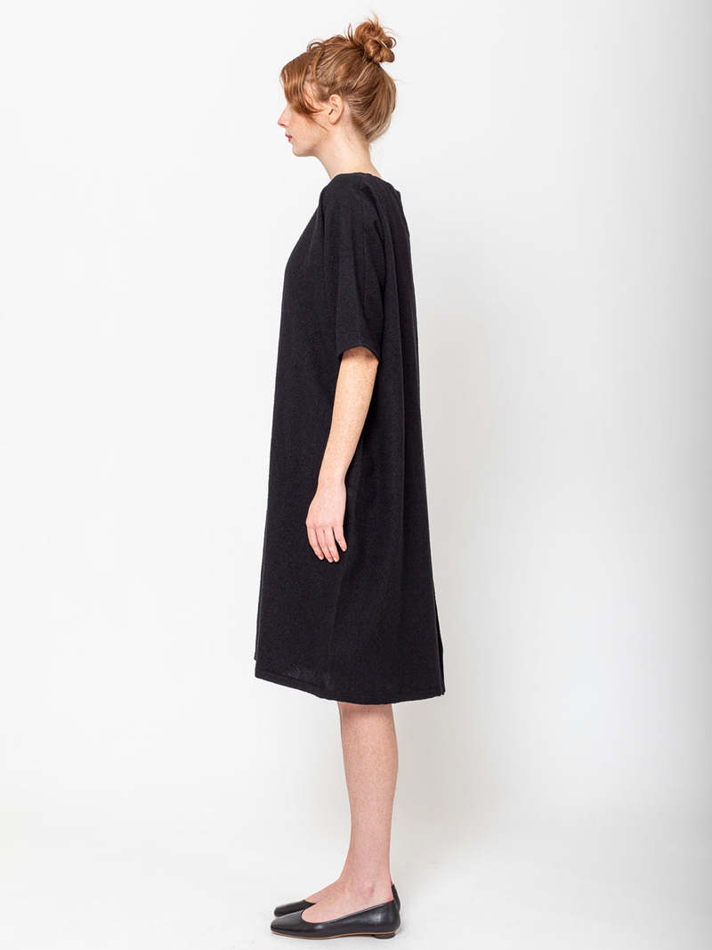 Evam Eva Cotton and Wool One Piece - Sumi/Black | Garmentory
