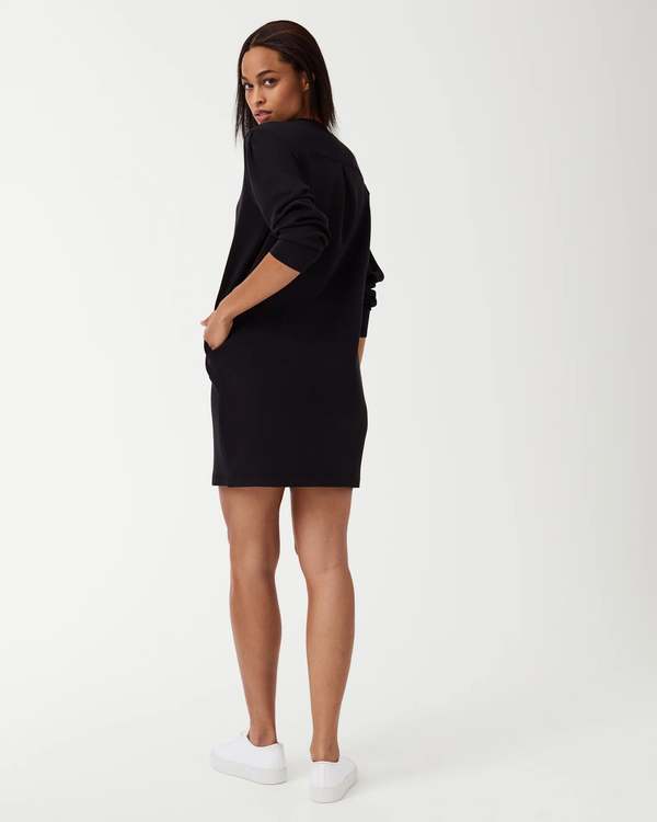 navy cotton midi dress Noelle Cotton Navy Midi Dress - Navy - X-Small