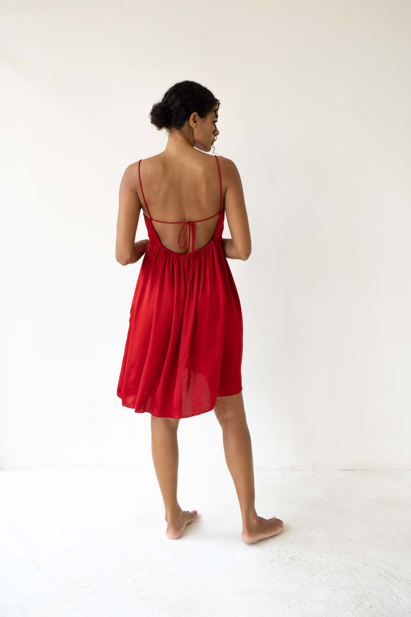 Bahhgoose Mini Rio Dress - Cherry Bahhgoose Mini Rio Dress - Cherry
