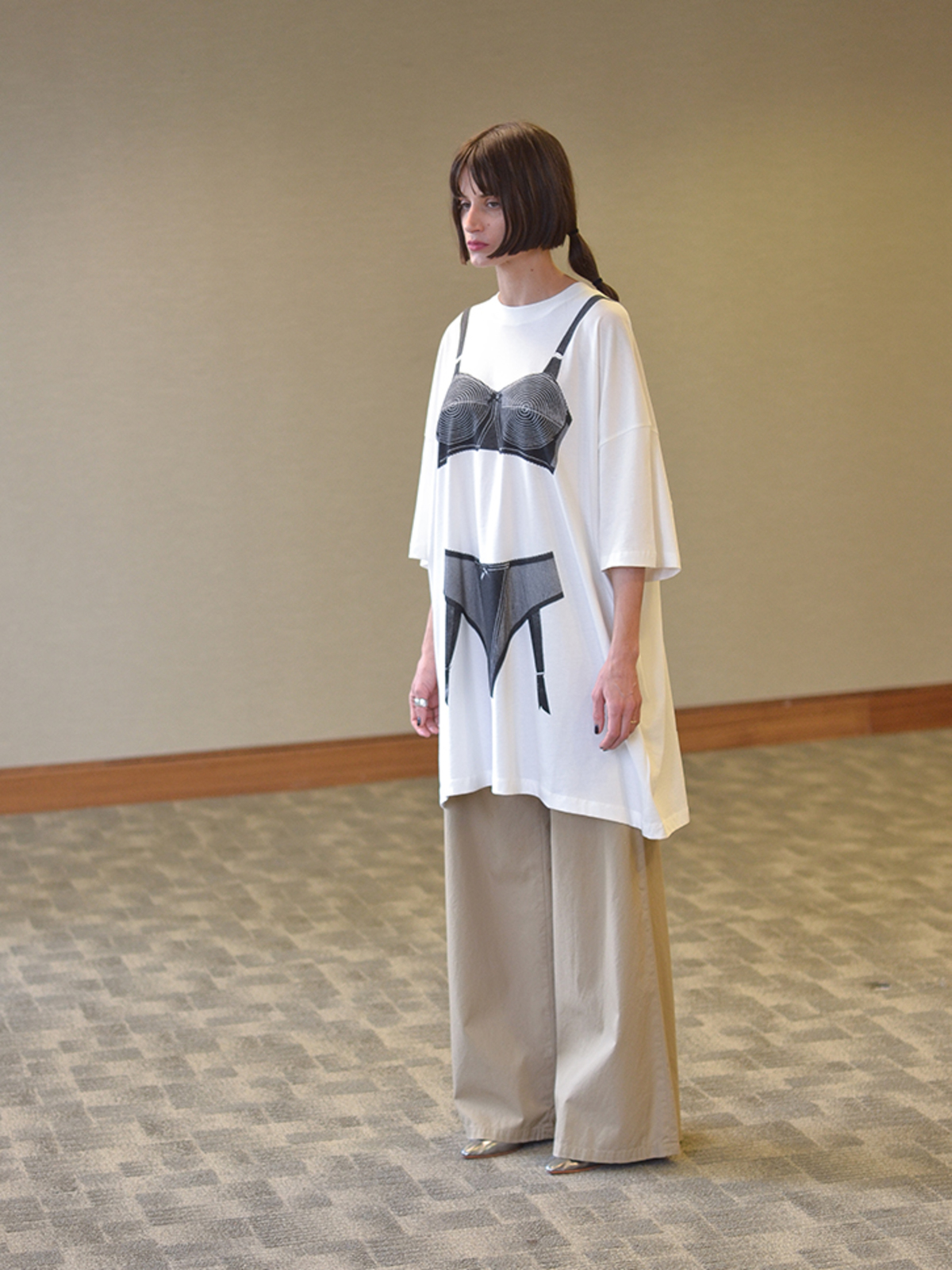 VAQUERA 24ss TROMPE LOEIL TALL TEE
