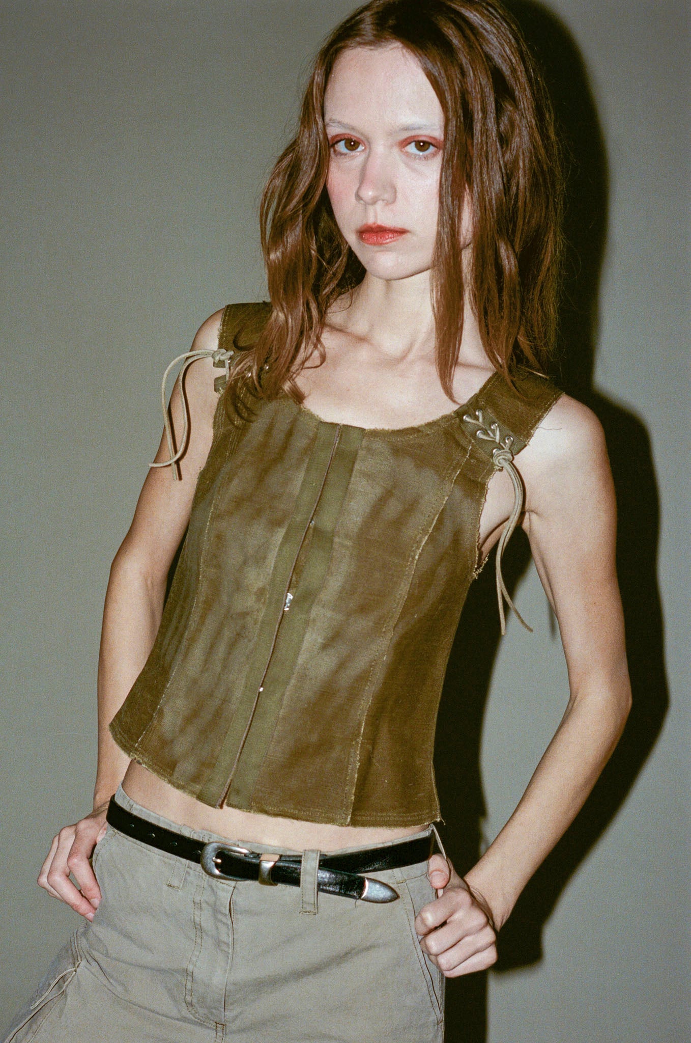 Our Legacy Tough Vest - Moor Green | Garmentory 