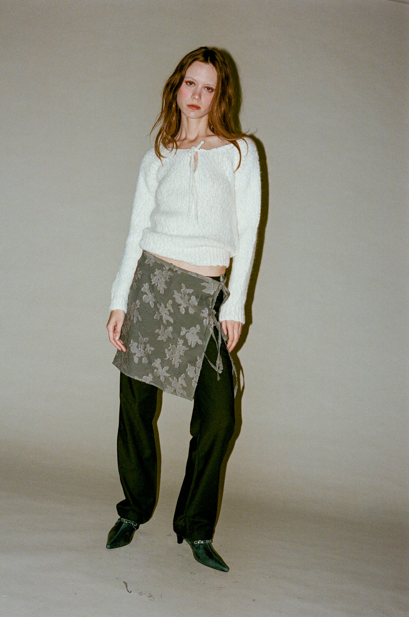 Paloma Wool Malix Skirt - Smoke/Green | Garmentory