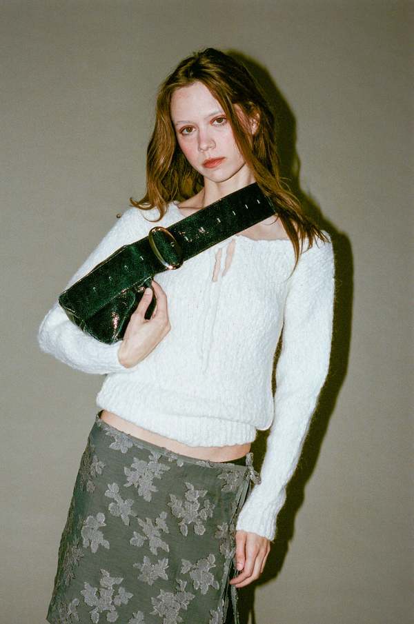 Paloma Wool Squared Teabag - Black | Garmentory