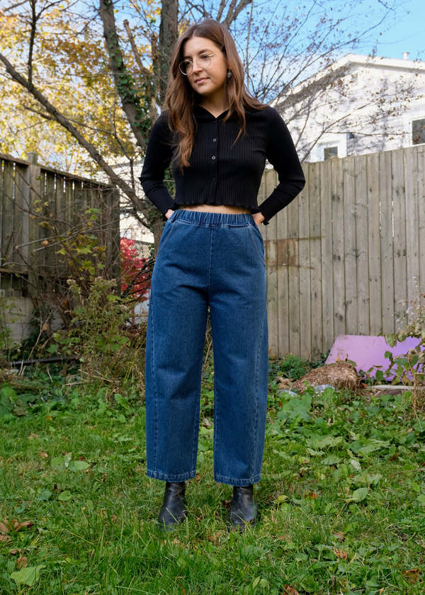 Le Bon Shoppe Arc Pants - Blue Denim | Garmentory