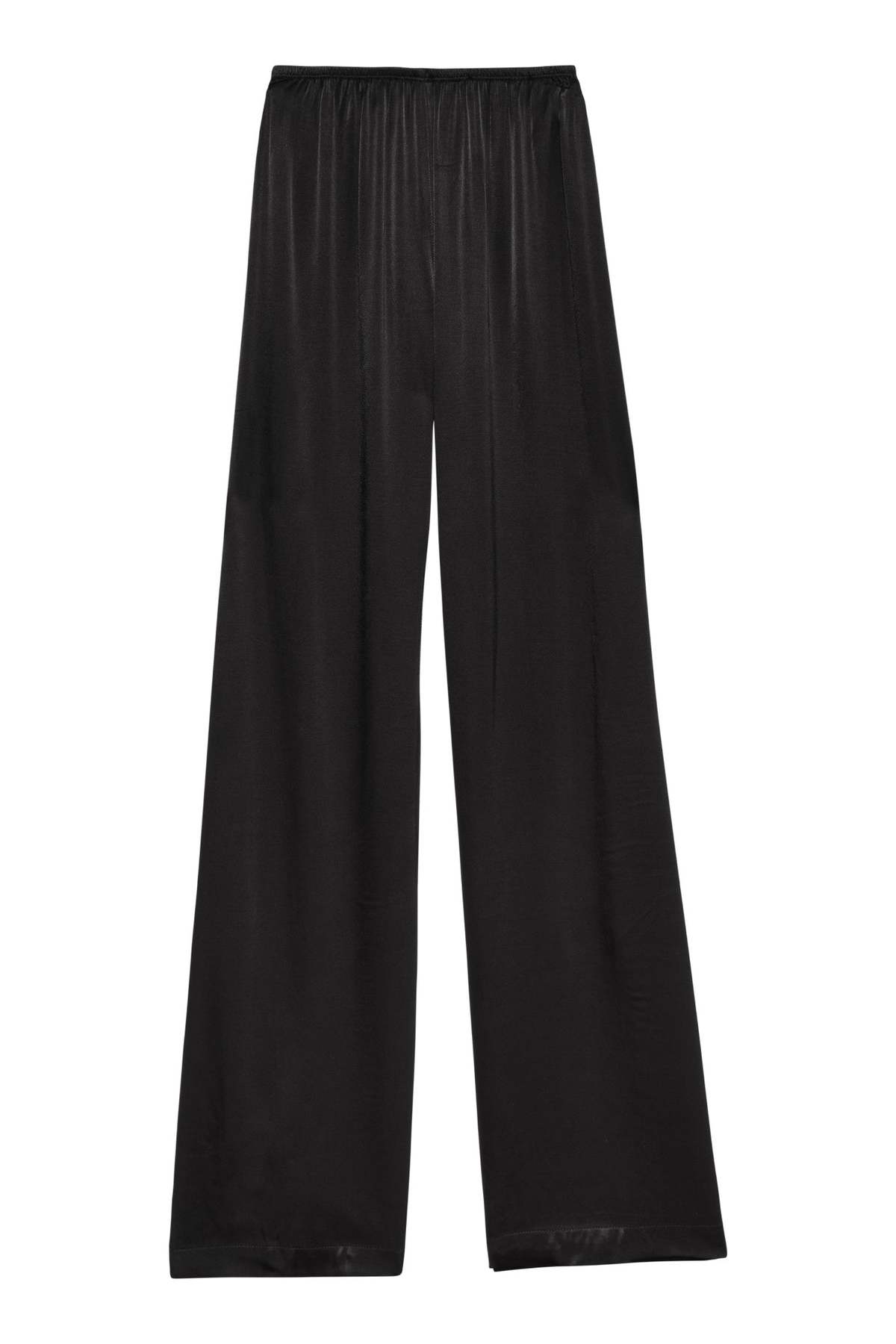 Donni. Satiny Simple Pant - Jet | Garmentory display picture 1