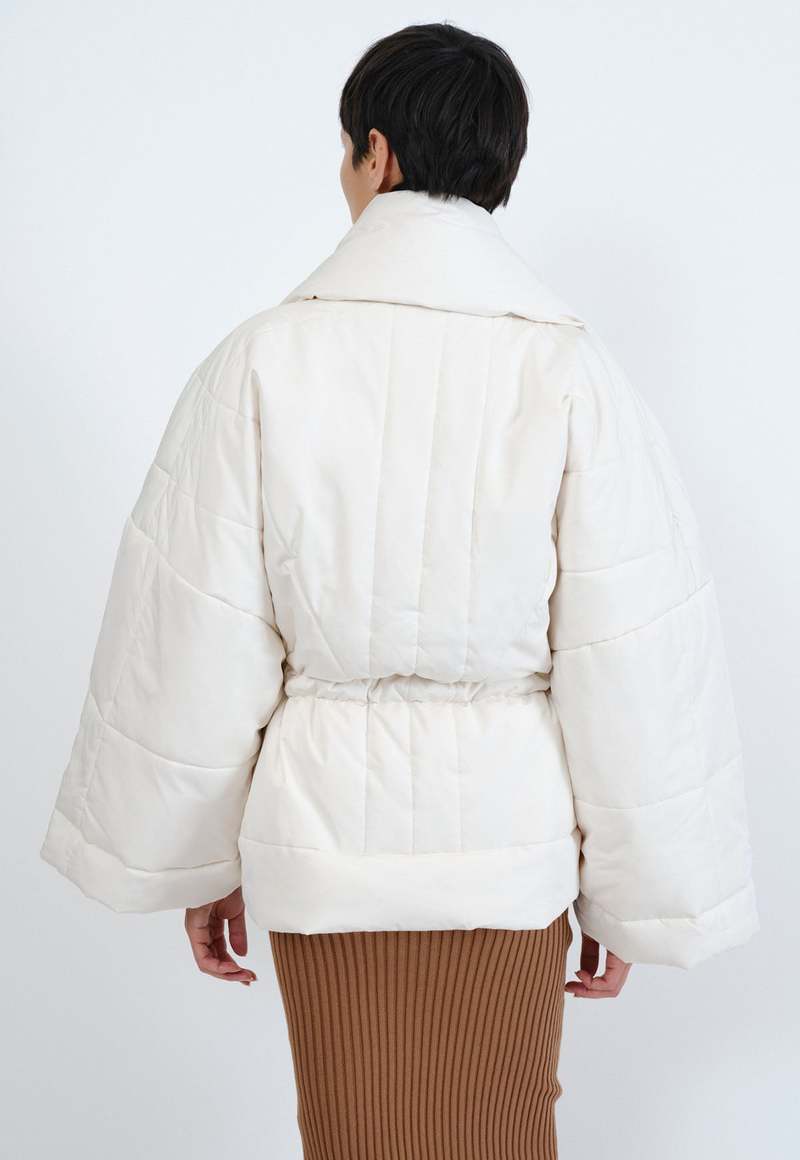 Embassy of Bricks & Logs Chiba Puffer Jacket - Off White
