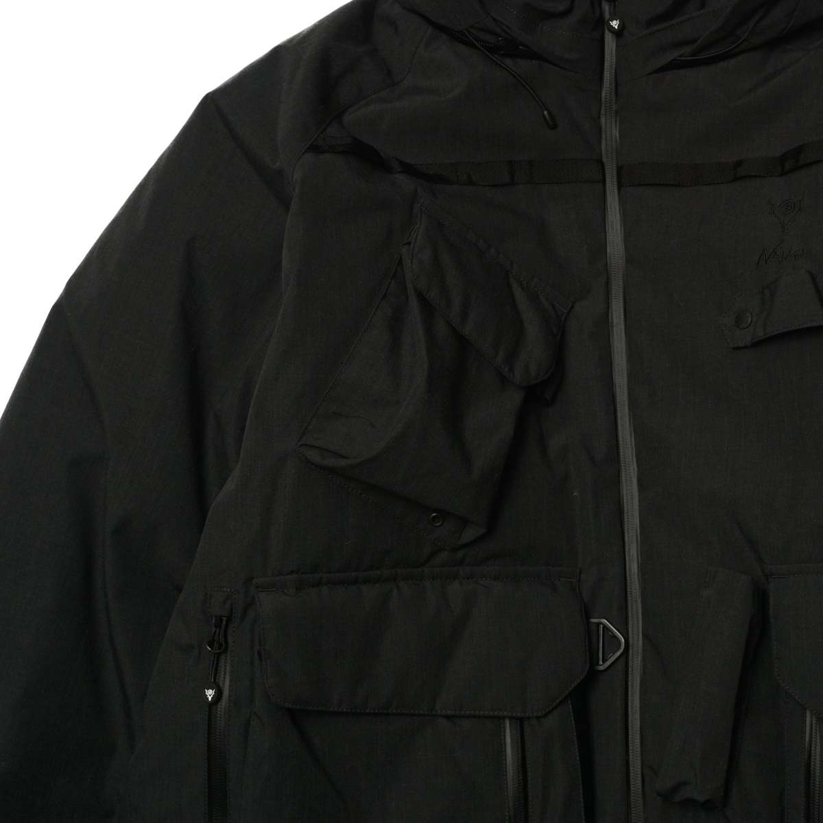 South2 West8 X NANGA TENKARA TROUT DOWN JACKET - BLACK