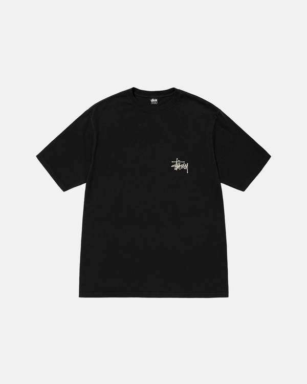 ★23AW★STUSSY BUILT TOUGH TEE PIGMENT DYED Stussy Built Tough Pigmented Dyed T-shirt in Black for Men