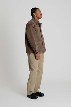 FRIZMWORKS Jungle Moleskin French Work Jacket - Brown | Garmentory