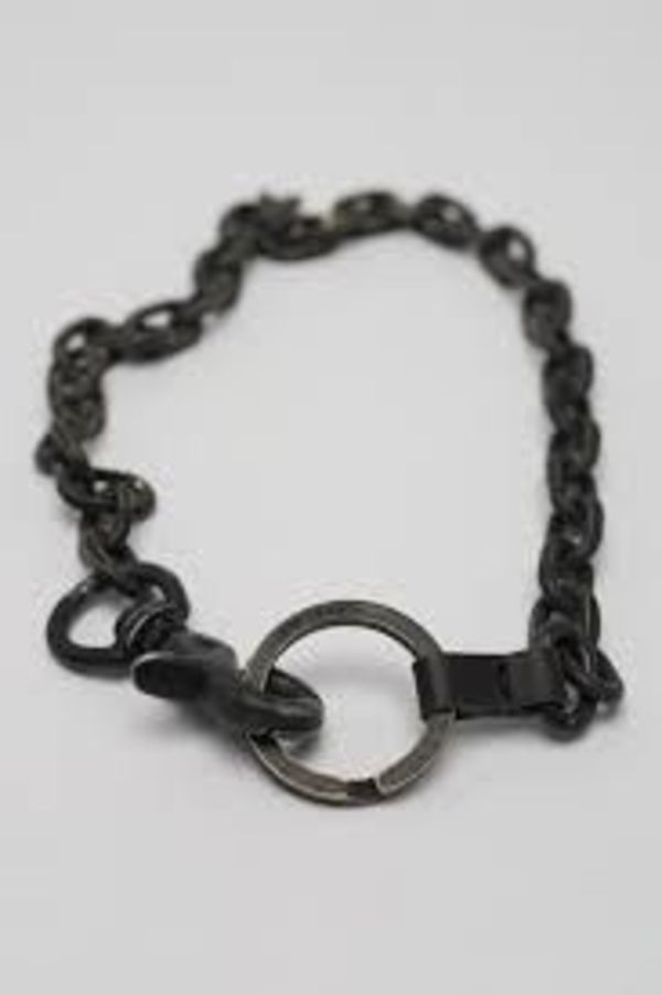 Our Legacy Men's Keychain Ring Black
