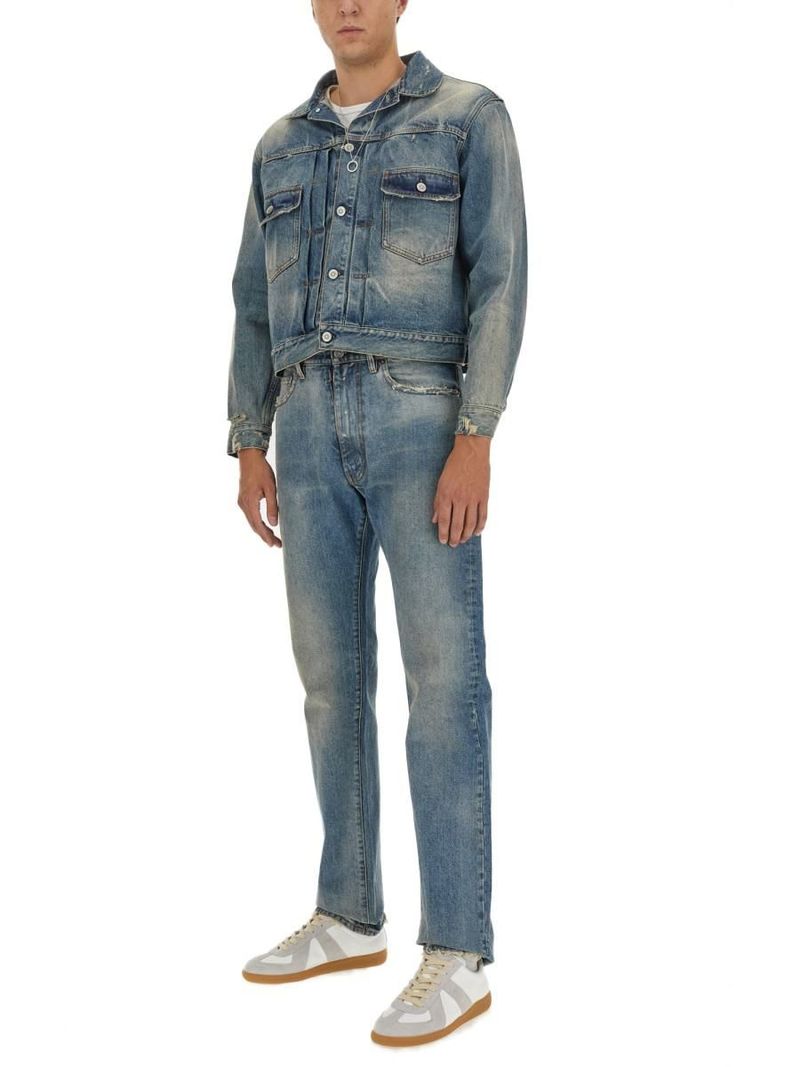 デニム・ジーパン Maison Margiela Distressed Jeans Effect Maison Margiela DISTRESSED JEANS EFFECT - Denim | Garmentory