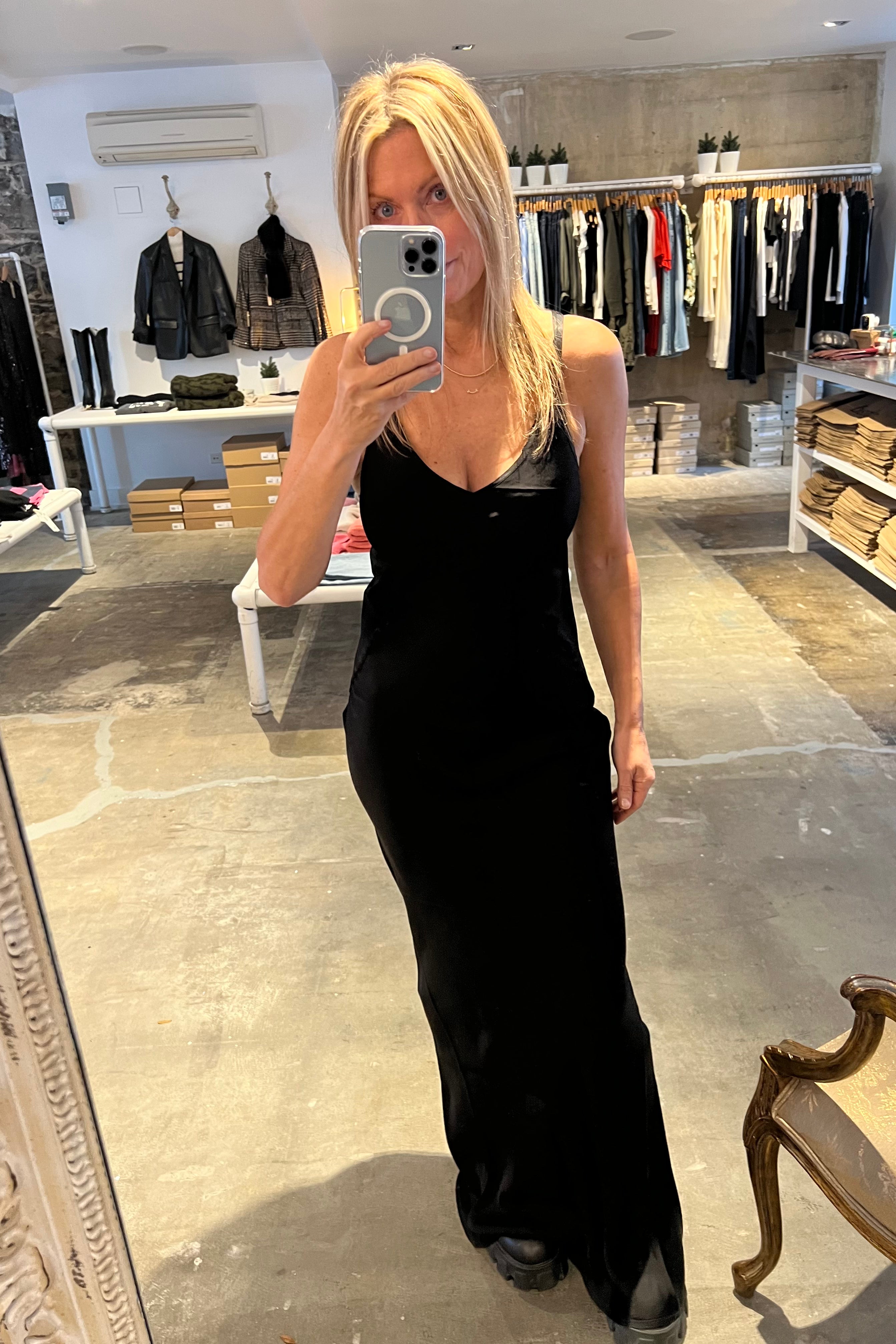 BIRGITTE HERSKIND Mindy Slip Dress - Black | Garmentory