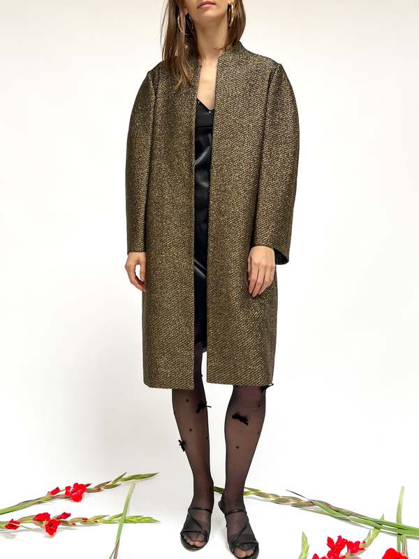 コート LANVIN Woman Coat Melon RWCO00055746 594 コート | LANVIN COLLECTION | ランバン コレクション公式