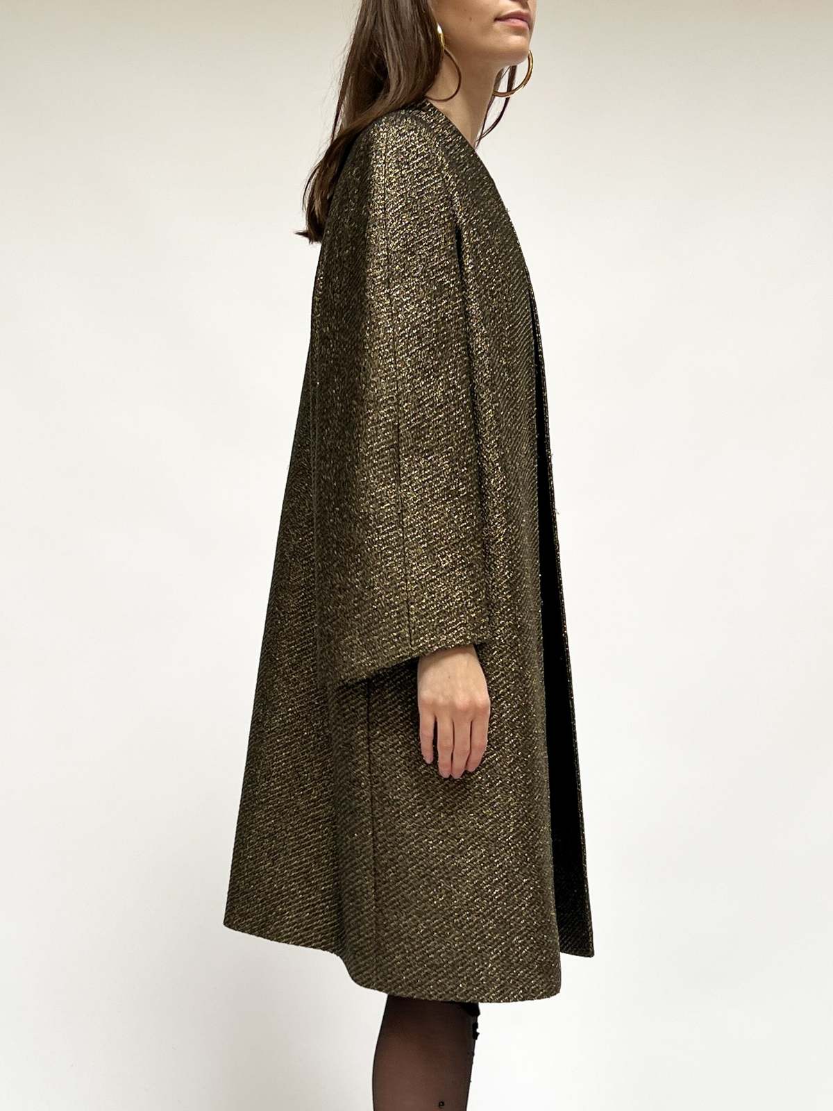 Vintage Lanvin Coat - Metallic Gold | Garmentory