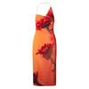 Stine Goya FLOWERS GROWING UNDER ORANGE WATER dress - ORANGE - Thumbnail 4
