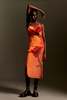 Stine Goya FLOWERS GROWING UNDER ORANGE WATER dress - ORANGE - Thumbnail 1