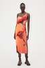 Stine Goya FLOWERS GROWING UNDER ORANGE WATER dress - ORANGE - Thumbnail 2