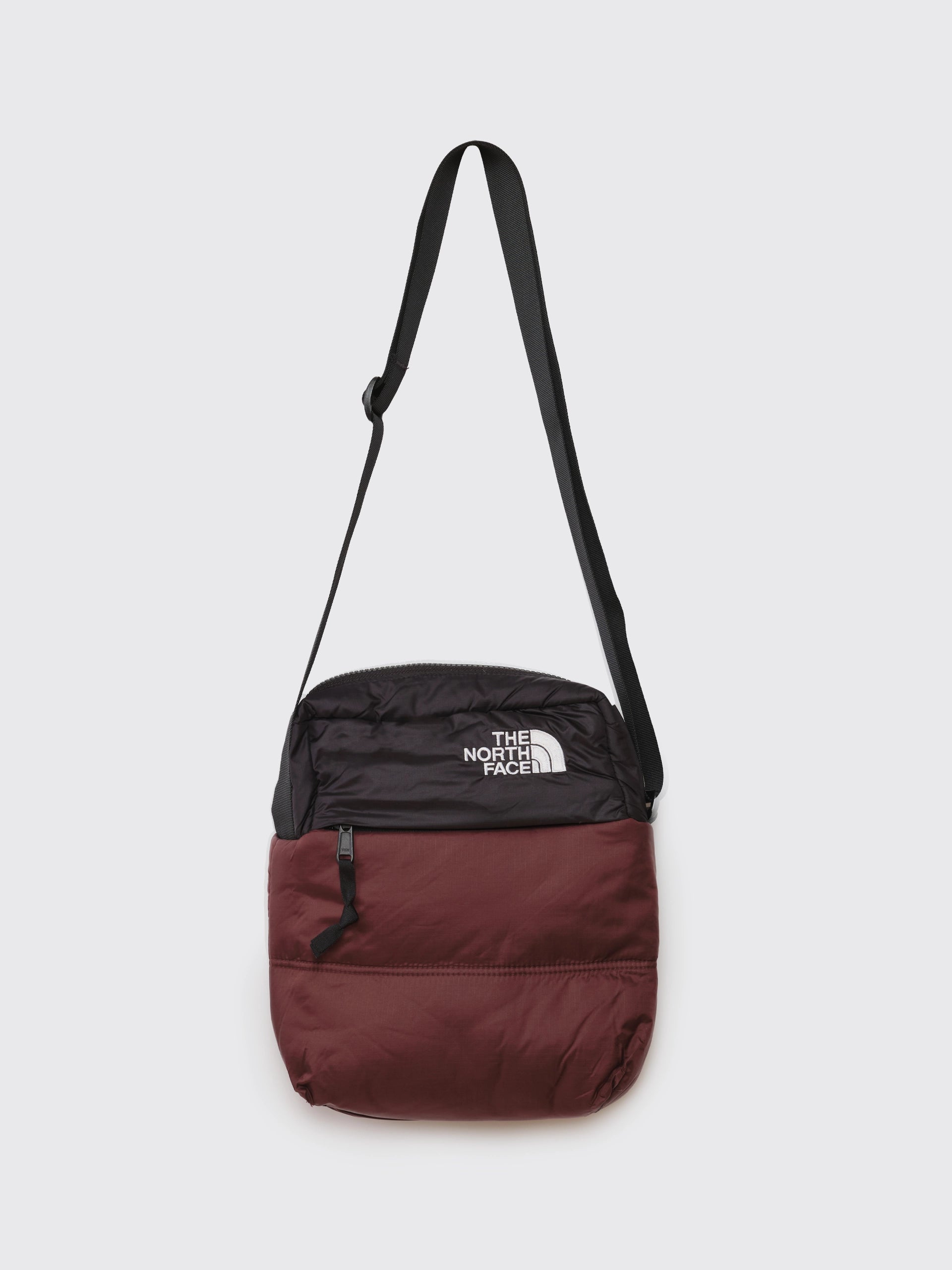 THE NORTH FACE Nuptse Crossbody - Coal Brown/TNF Black