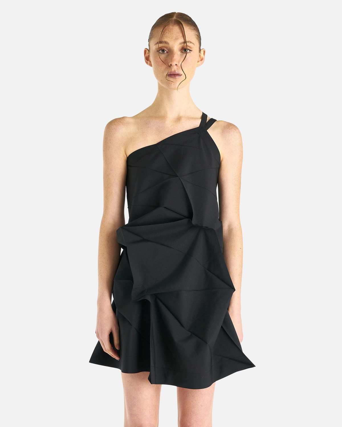 Issey Miyake 132.5 Solid Dress - Black | Garmentory