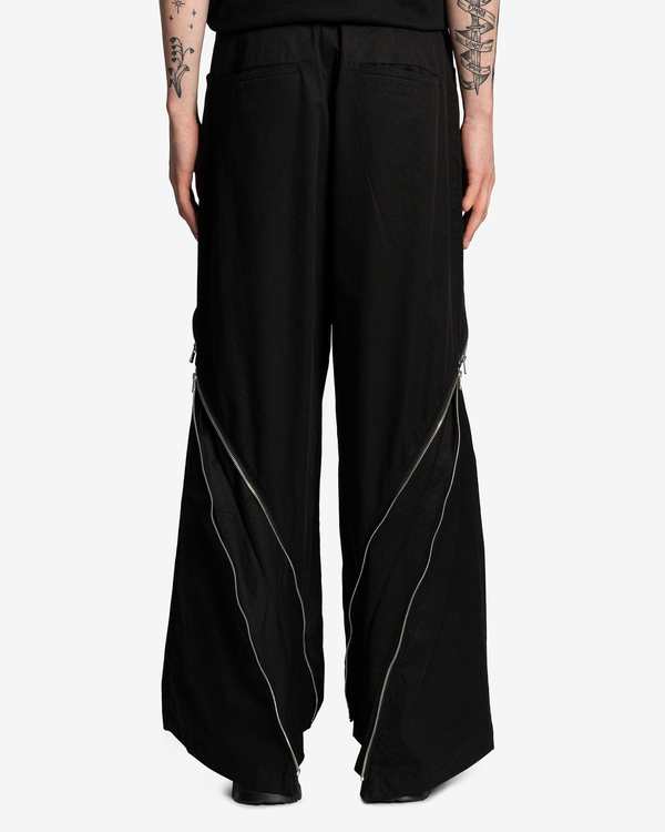 FFFPOSTALSERVICE 3-Way Zip Trousers - Black | Garmentory