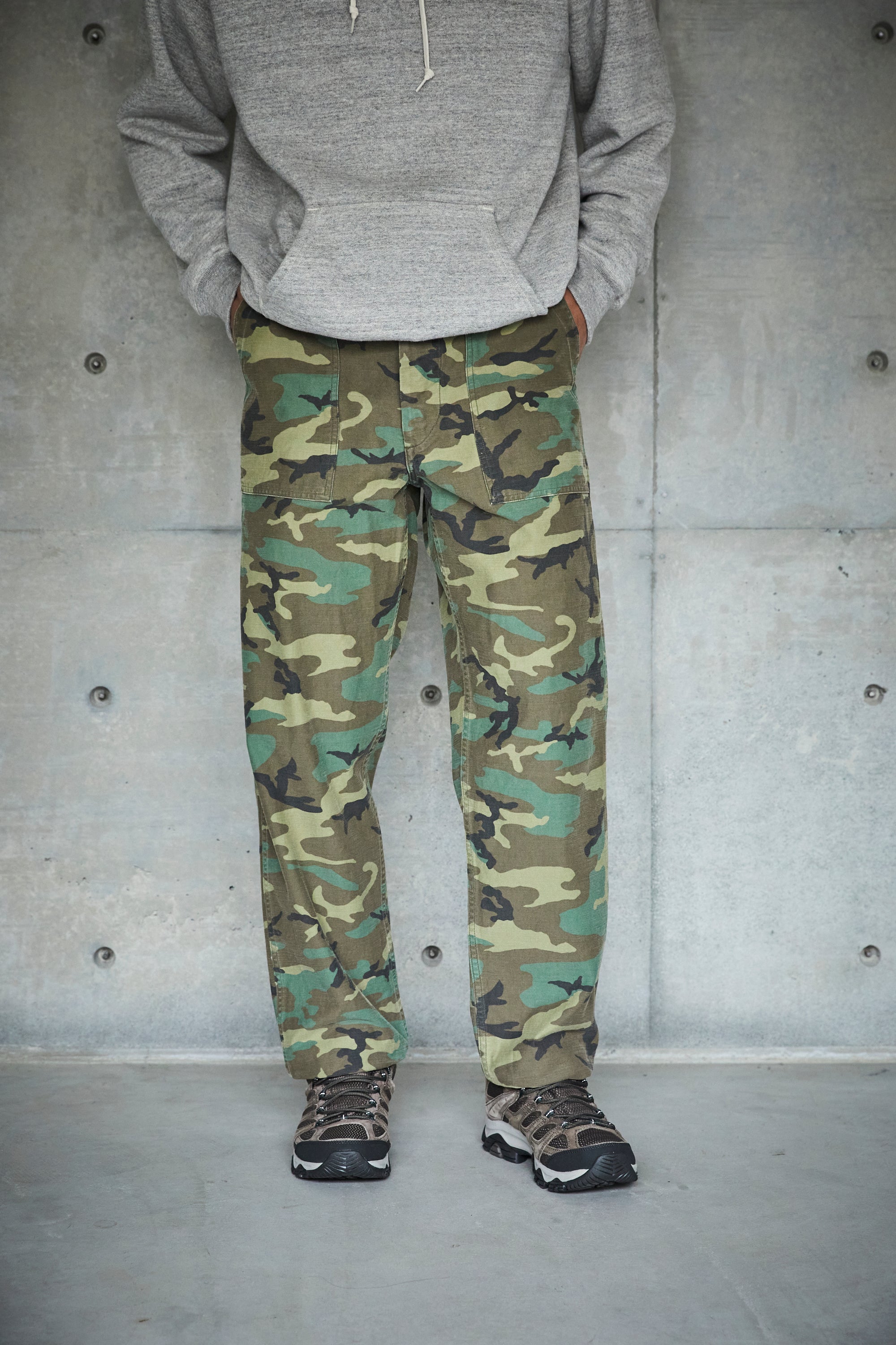 Orslow Woodland Camo Fatigue Regular Fit Pants - Woodland Orslow Woodland Camo Fatigue Regular Fit Pants - Woodland