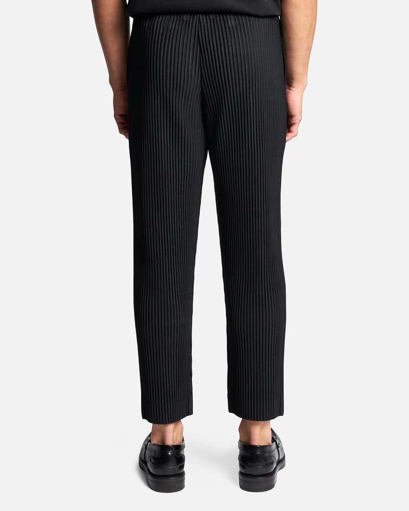 HOMME PLISSE ISSEY MIYAKE Basics Pleated Trousers - Black | Garmentory