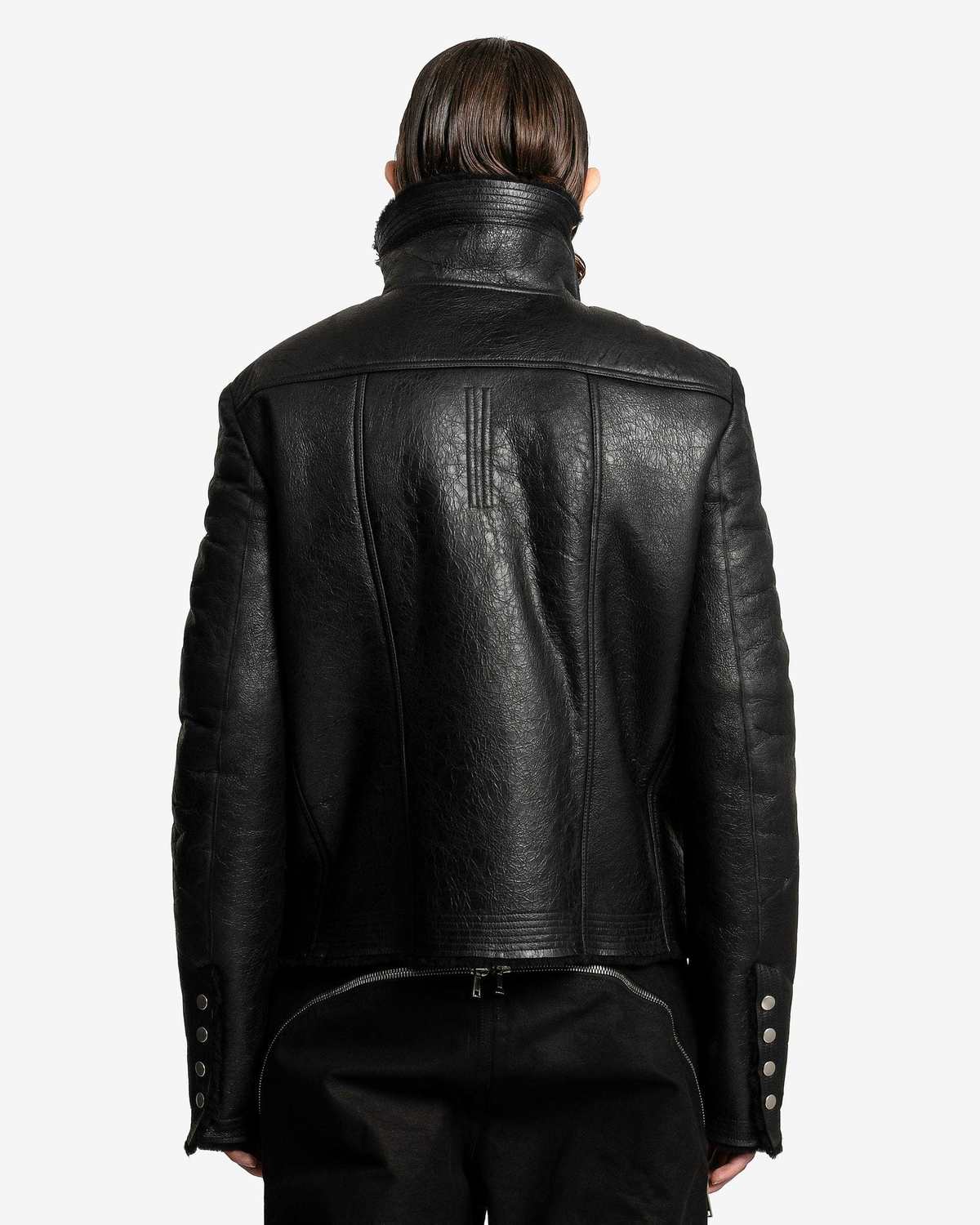 ジャケット・アウター Rick Owens 22AW BAUHAUS FLIGHT JACKET 46 black-hollywood-bauhaus-