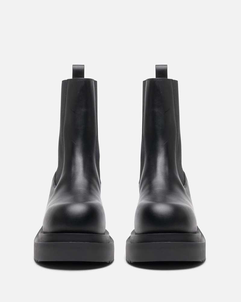 極美品 RickOwens Beatle Bogun Leather Boots RICK OWENS Beatle Bogun leather Chelsea boots | NET-A-PORTER