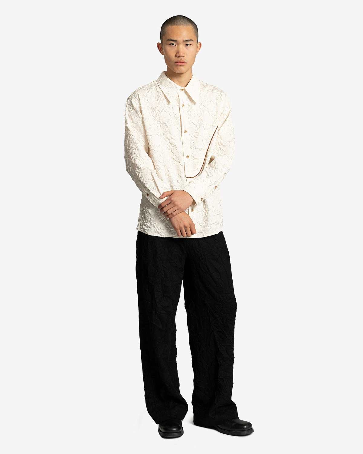 ANDERSSON BELL Belfort Wool Wide Leg Trousers - Black