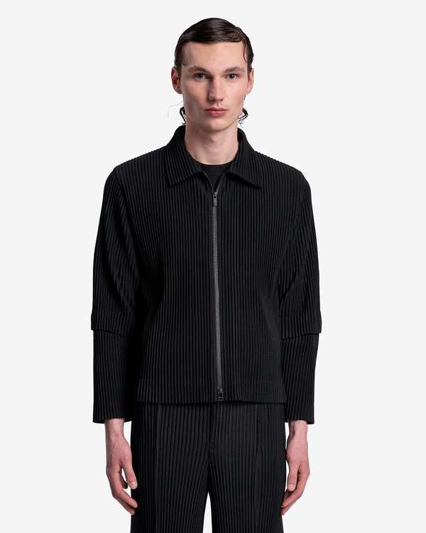 HOMME PLISSE ISSEY MIYAKE Cargo Jacket - Black | Garmentory