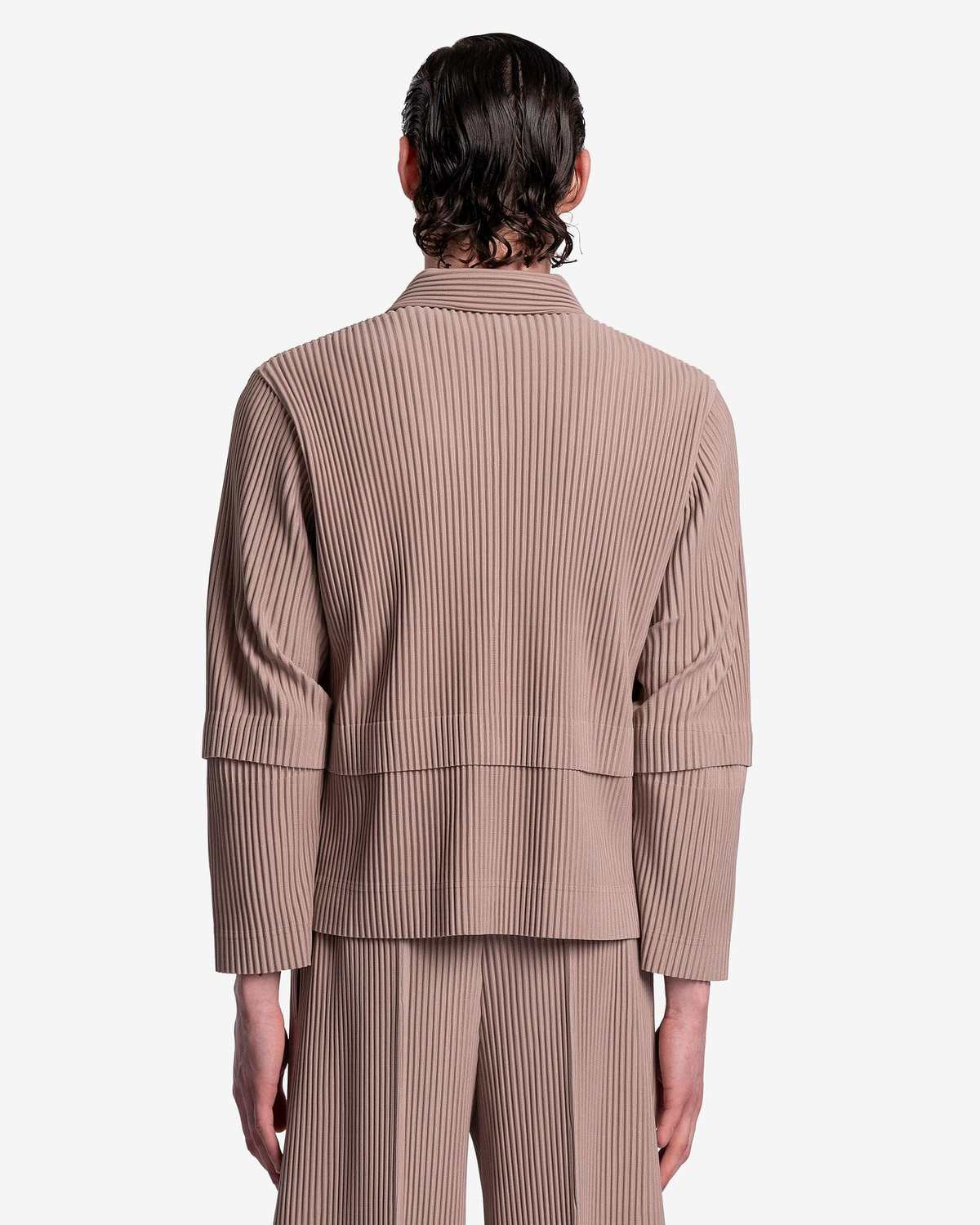 HOMME PLISSE ISSEY MIYAKE Cargo Jacket - Sand Beige | Garmentory