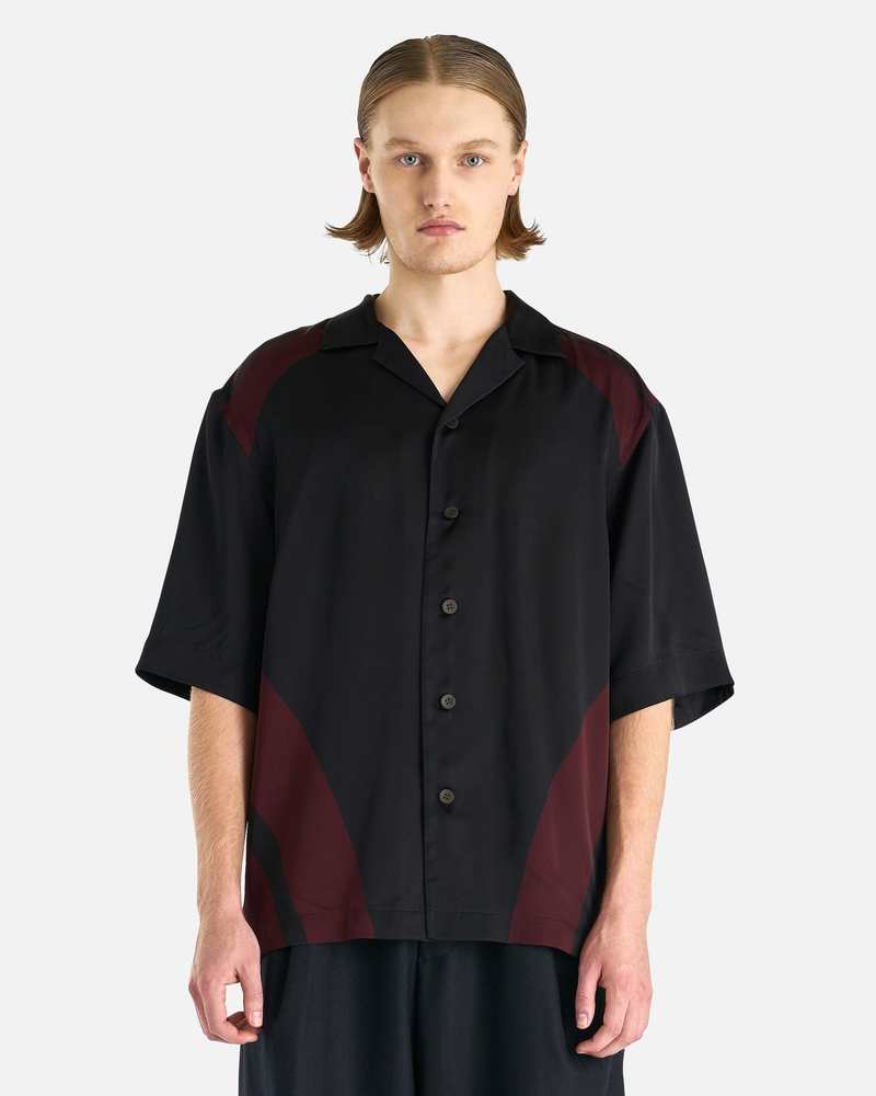 P*n様 Dries Van Noten Cassi Short Sleeve Dries Van Noten Cassi Shirt - Black | Garmentory